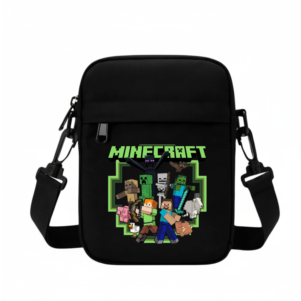 Bolsa Minecraft Jogo Transversal Shoulder Bag Desenho em Oferta na Shopee