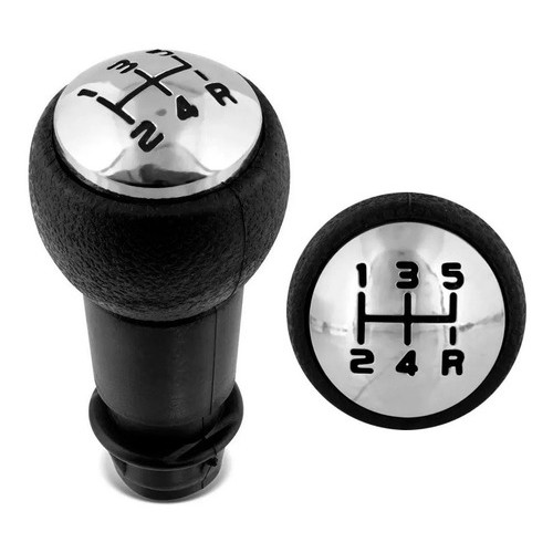 Manopla Bola Cambio Peugeot 206/207/306/307sw Aro Cromado