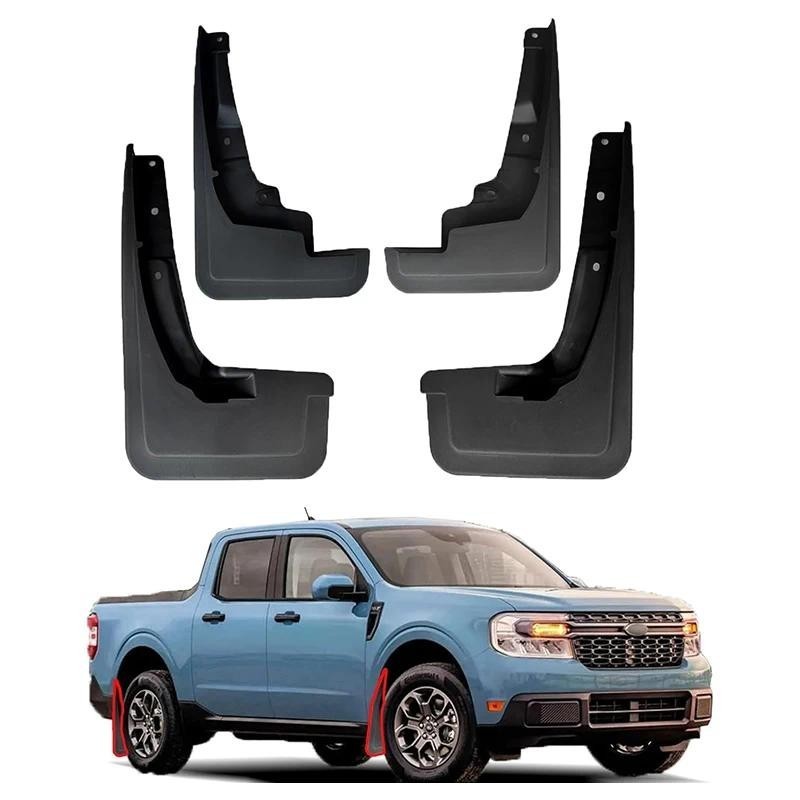 Para Ford Maverick 2023-2024 Mud Flaps Mudflap Fender Dianteiro & Traseiro Lama Guardas 4 Pçs Sem Perfuração Necessária 