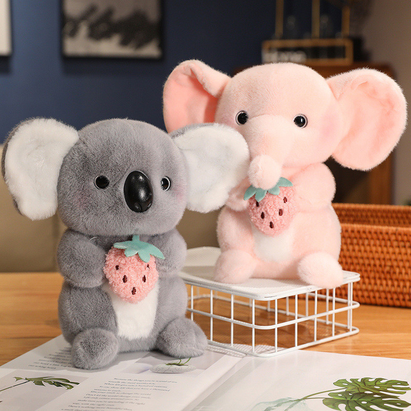 Desenho Animado Pequeno Animal Pinguim Corgi Urso Elefante Macio Pelúcia Pano Boneca Brinquedo Presente De Aniversário P