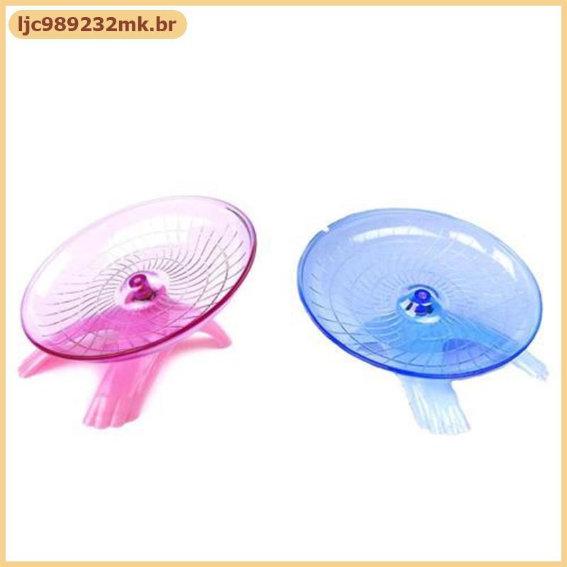 [MYBR] Disco De Corrida Voador Brinquedo De Roda De Exercício Para Ratos Hamsters Anões Pet 18 Cm [WELL]