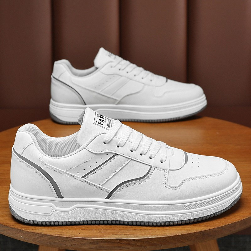 Tênis esportivos masculinos, sapatos casuais, sapatos de sola grossa, sapatos masculinos versáteis para a primavera, est