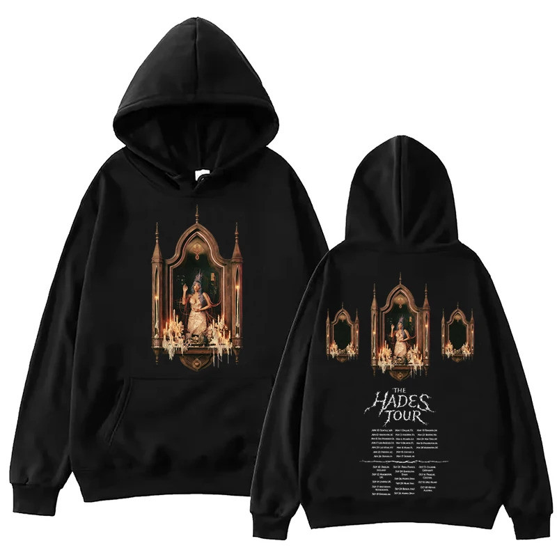 Melanie-Martinez Hades Tour 2026 Hoodie Man Woman Harajuku Long Sleeve Pullover Tops