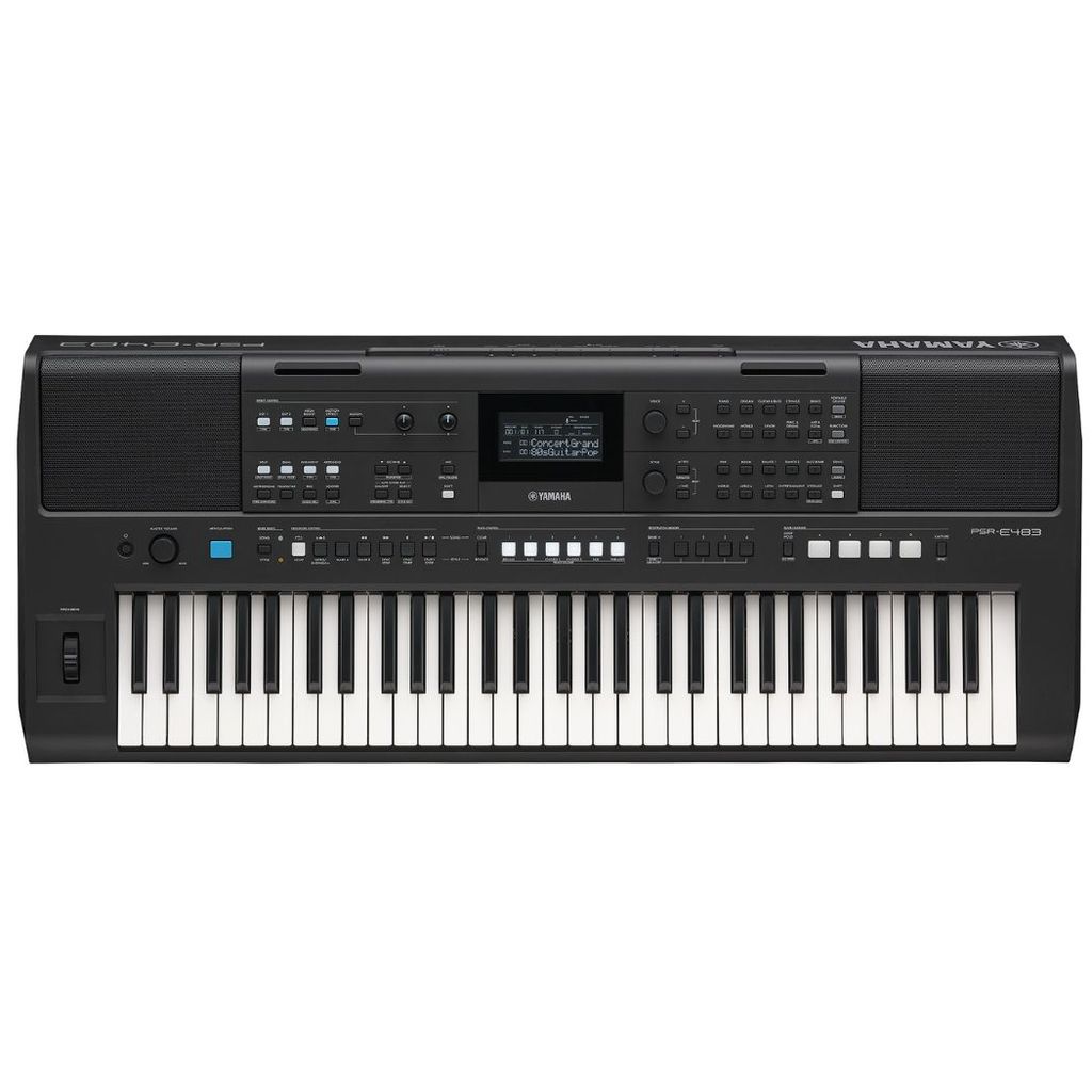 Teclado Musical Arranjador Yamaha PSR-E483 61 Teclas