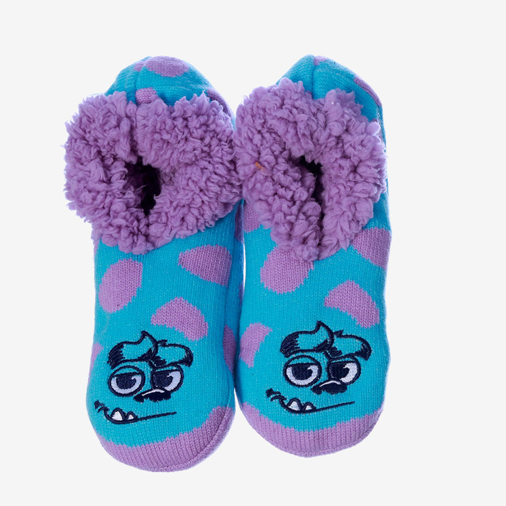 Meia Pantufofa Sulley Monstros SA - Disney em Oferta na Shopee