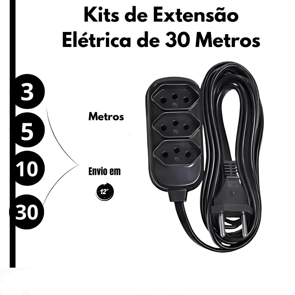 Extensão Elétrica 30 Amperes: Onde Comprar | BuscaProdutos