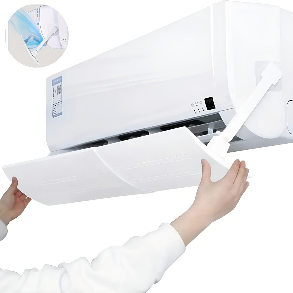 Kit 2 Defletor Para Ar Condicionado Ajustável 60cm a 103cm