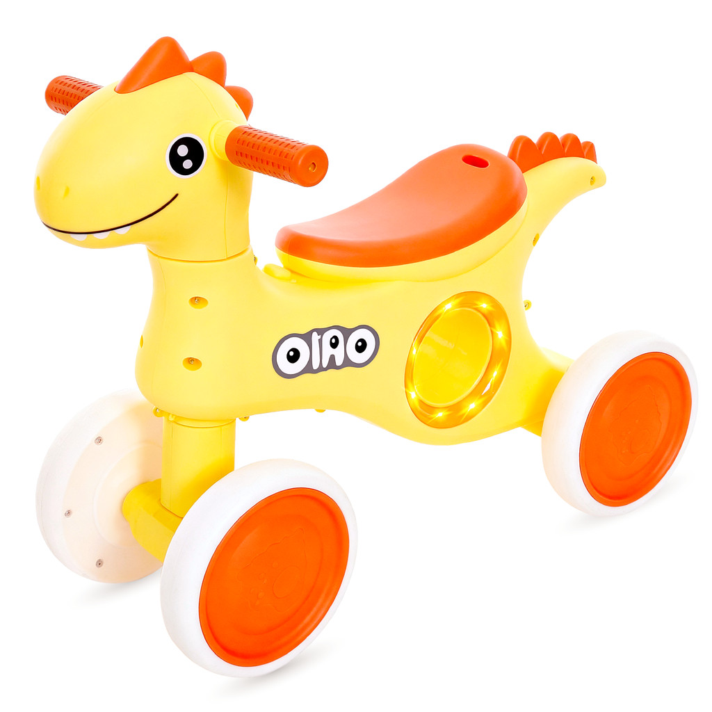 Bicicleta Equilíbrio Sem Pedal Infantil Dino Led Música Bebê em Oferta na Shopee