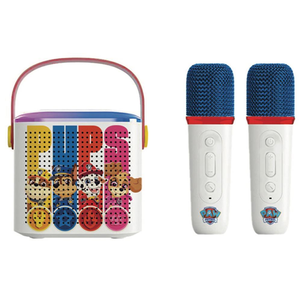 Caixa de Som Bluetooth Karaokê Infantil Patrulha Canina