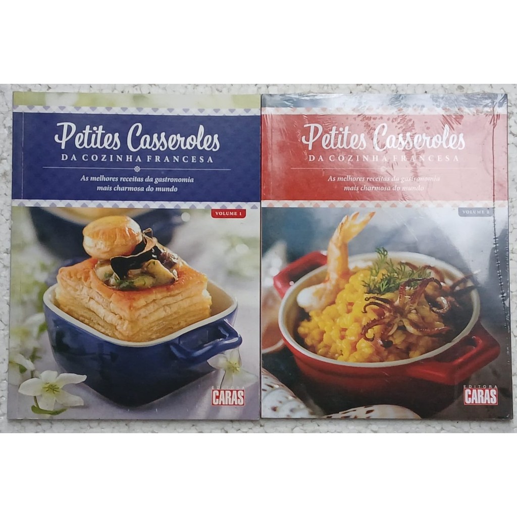 Volumes 1 e 2: Petites Casseroles da Cozinha Francesa - as mehores de Editora Caras 7741912