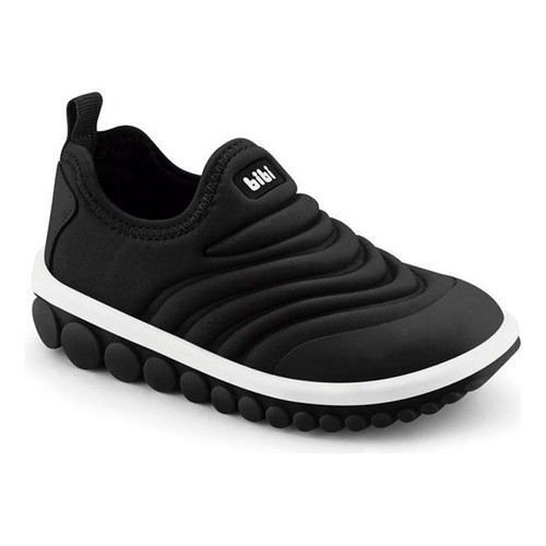 Tênis Infantil Menino Bibi Roller Preto Prático Confortável
