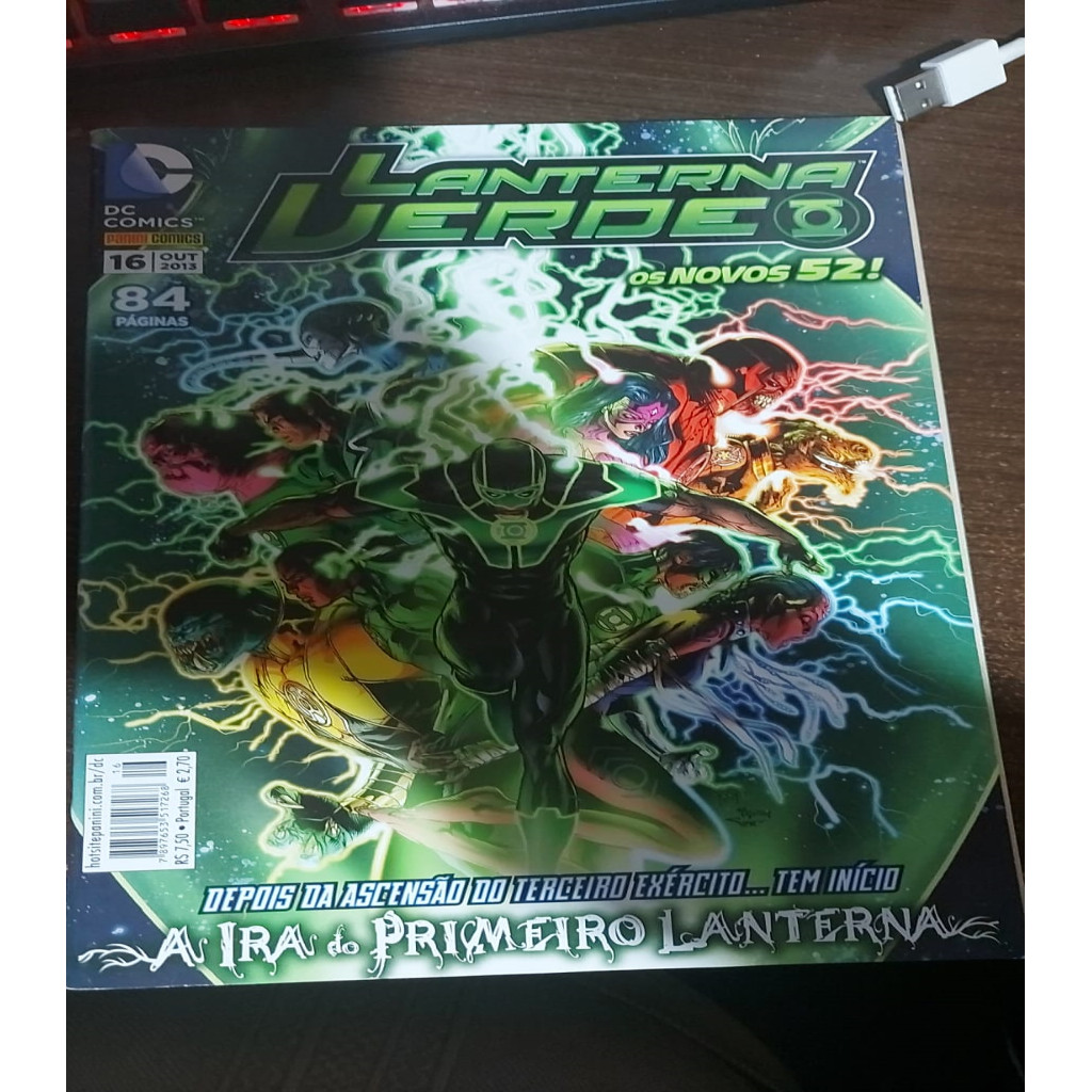 Lanterna Verde - Os novos 52 vol. 16 a Ira do Primeiro Lanterna autor Dc Comics