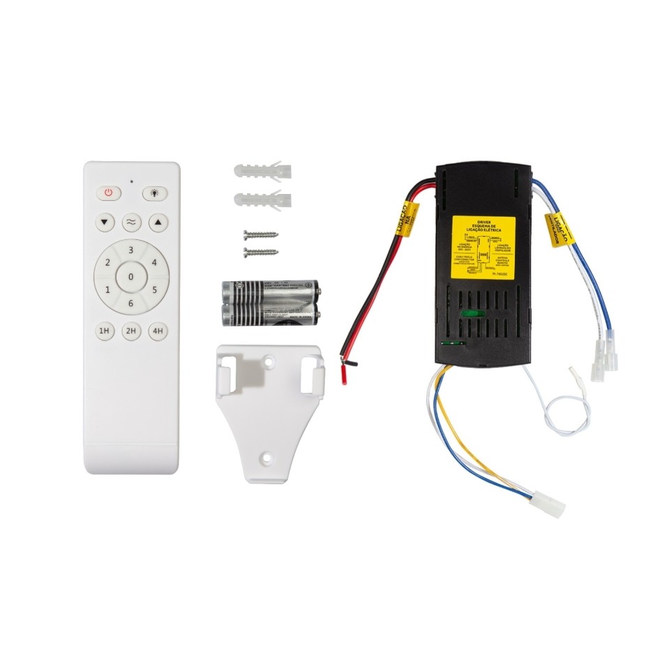 Controle Remoto Com Módulo Receptor Inverter P/ Ventilador De Teto VENTISOL