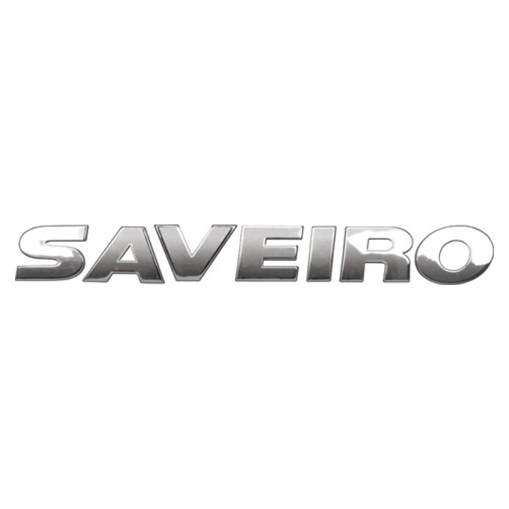 Emblema Saveiro da Tampa Traseira Saveiro G6 G7 2014 2015 2016 2017 2018 2019 Cromado