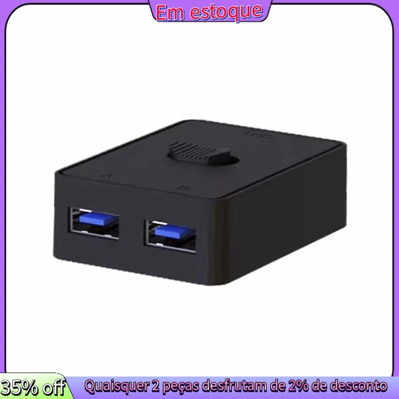 Impressora Comutador USB De 2 Portas , Compartilhamento De Interruptores Bidirecionais , 2 Entradas E 1 Saída Ou 1 Entra