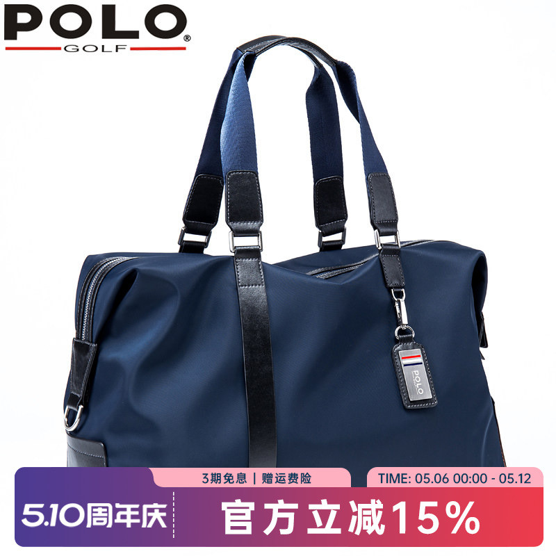 POLO GOLF GOLF Bolsa de roupas masculina Bolsa de viagem leve de grande capacidade Bolsa de ombro portátil