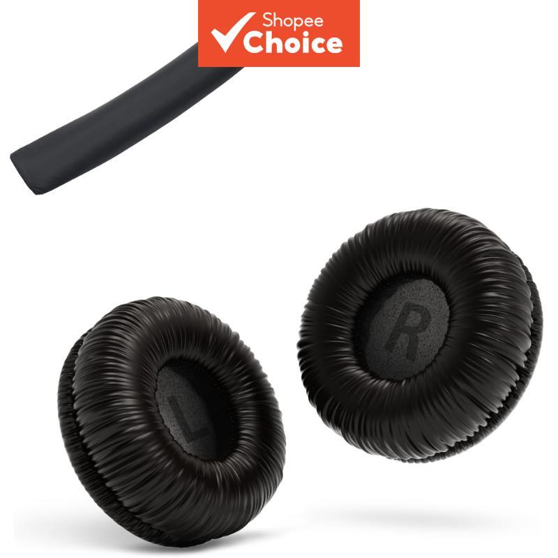 Almofadas de espuma para fones de ouvido JBL Tune 600 BT T500 T510BT T450 T450BT, almofadas macias para fone de ouvido
