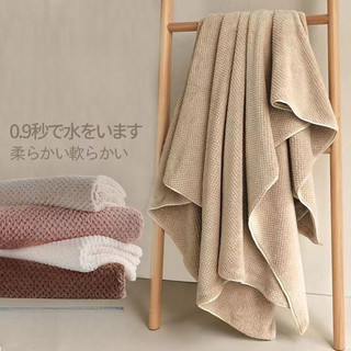 Toalha de banho grande, macia, masculina, feminina, algodão puro, absorve água, uso doméstico