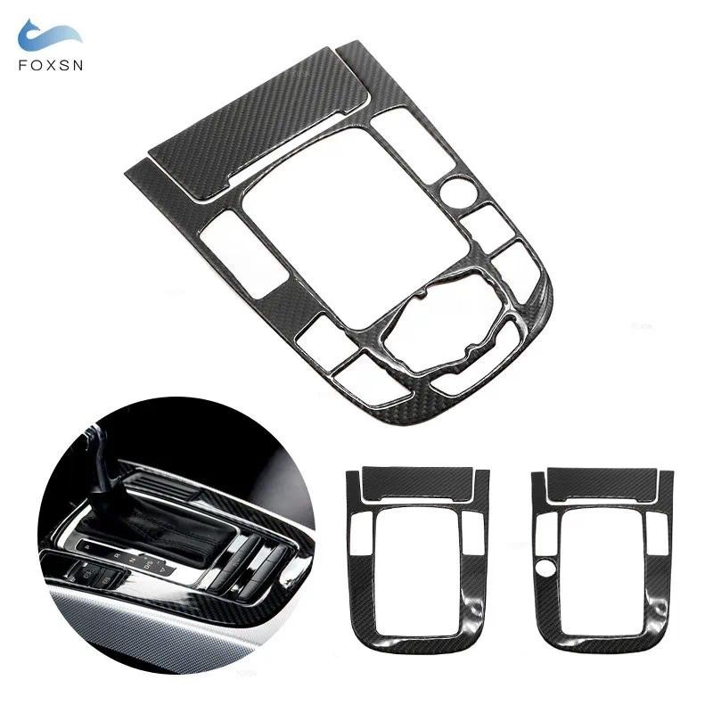 Para Audi A4L A5 2009 2010 2011 2012 2013 2014 2015 2016/Q5 2010-2018 Fibra De Carbono Console Central Painel De Mudança