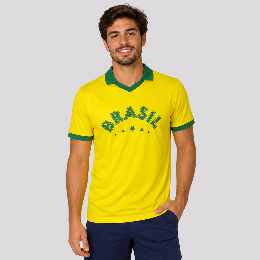 Camisa Brasil Seleça Amarela