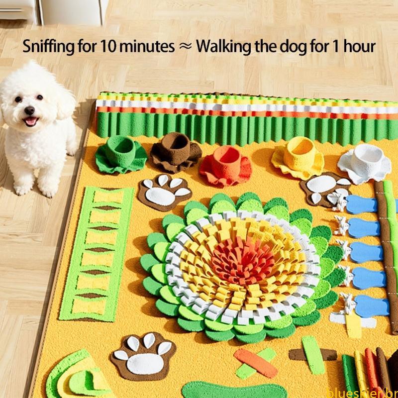 Os Melhores Tapetes Snuffle Para Cães, Enriquecimento Interativo, Brinquedo Engraçado, Quebra-Cabeça Cenoura An