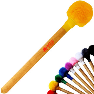 Baqueta Maçaneta Surdo 1a. 2a. Madeira Cores Marcação Resposta 37cm Maceta Samba Enredo Escola Samba Percussão  
