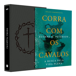 Bíblia Sagrada | Acf | Cruz + Corra Com Os Cavalos | Eugene H. Peterson em Oferta na Shopee