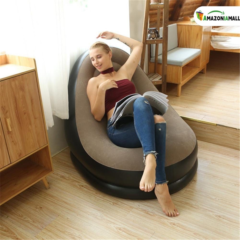 Cadeira de apoio de braço portátil Bubble Fu inflável Ultra Lounge e descanso preguiçoso de jardim