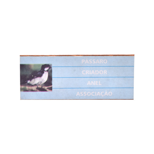 Porta Nome - Bigodinho