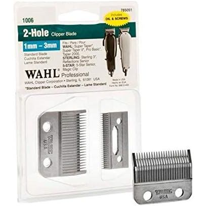Lamina Wahl 1006 785051 1mm-3mm Clipper Blade Super Taper Pro Basic Icon Magic Clip Sterling