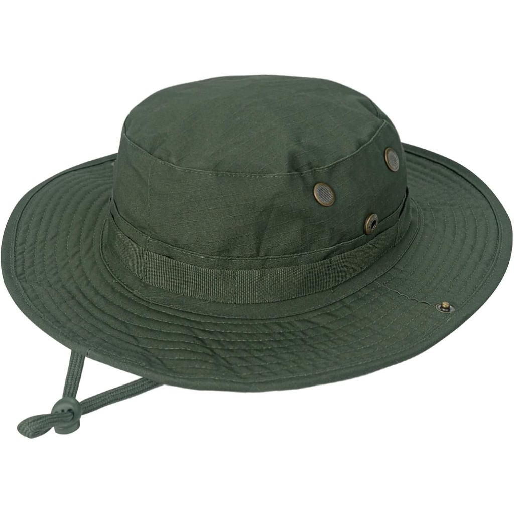 Chapéus de Sol para Homens e Mulheres, Chapéu Boonie com Proteção UV UPF 50+, Chapéu de Aba Larga para Pesca, Caminhada,