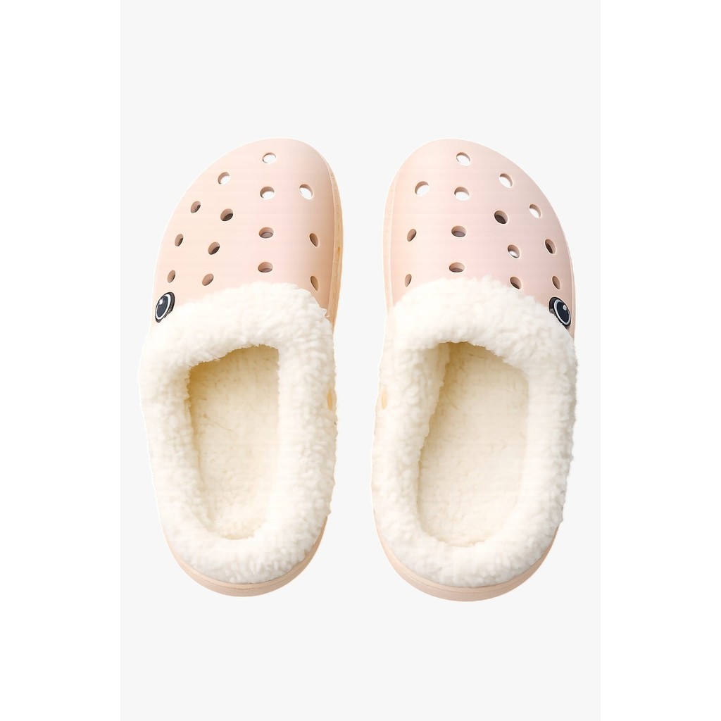 Babuche Crocs yvate EVA Pelo Forro de Pelucia Lã Promoção