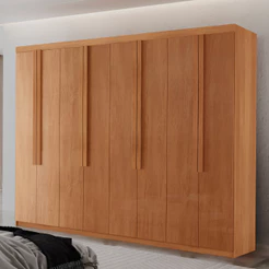 Guarda Roupa Casal Avant MDF com 8 Portas 4 Gavetas Moderna Mobília