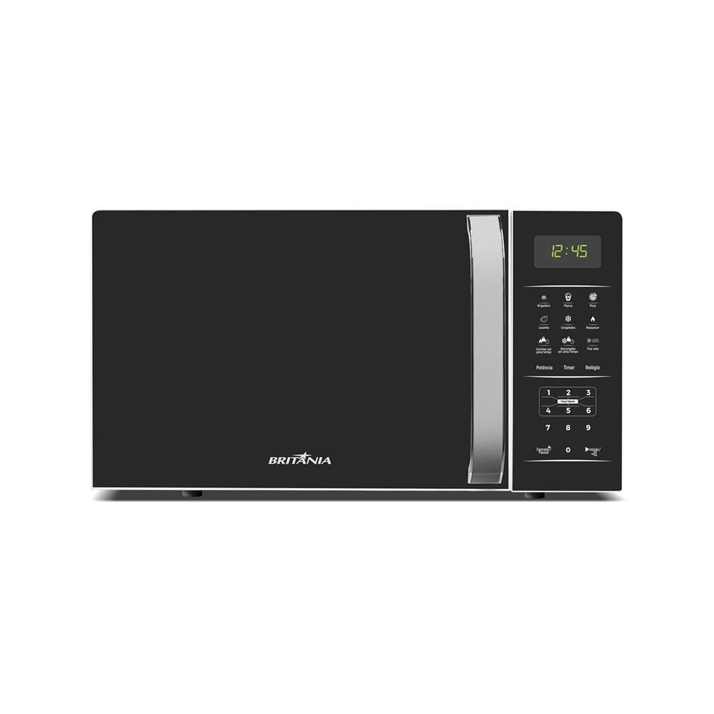 Micro­-ondas 20 Litros Britânia Pintura Limpa Fácil BMO23 1100W 127V