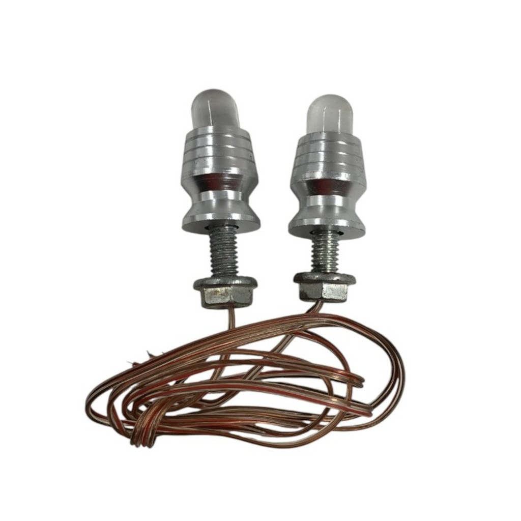 Parafuso Led Luz Placa Carro Moto Grau Cores Colorido Cg Fan Titan Start Cargo Pop Twister Cb 300