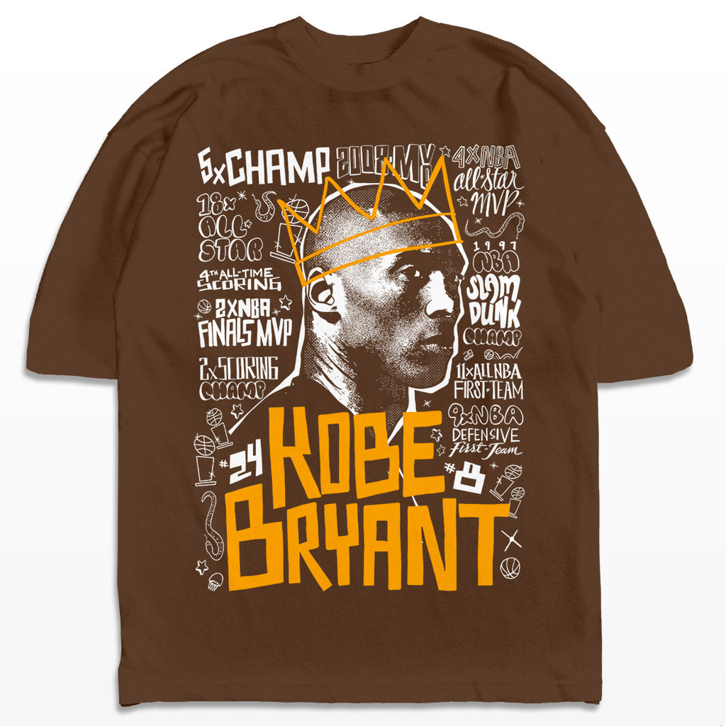 Camiseta Kobe Bryant Basquete Rei Camisa 100% algodão