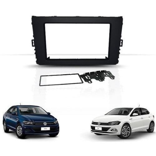 Moldura 2 Din Vw Polo Virtus 2017 2018 2019 Pioneer Aikon