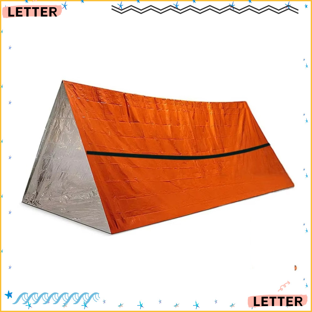 Tenda De Emergência Carta , Barraca De Abrigo De Terremoto À Prova D'água Para Saco De Dormir , Resistente Umidade