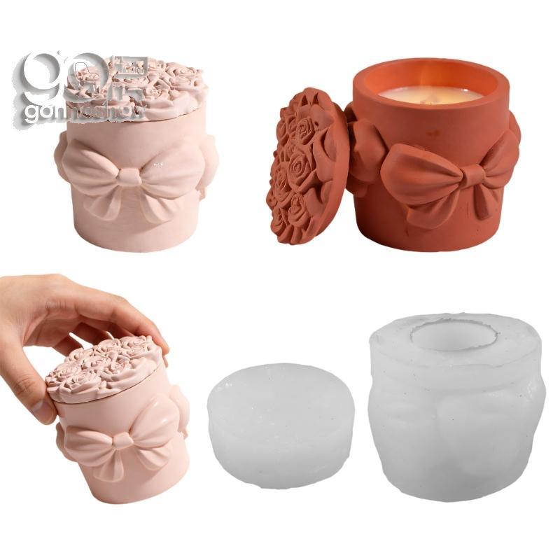 Gonzalo Molde Silicone Para Jarra Resina Relevo Rosa Tampa Multifuncional Fazer Copo Joias