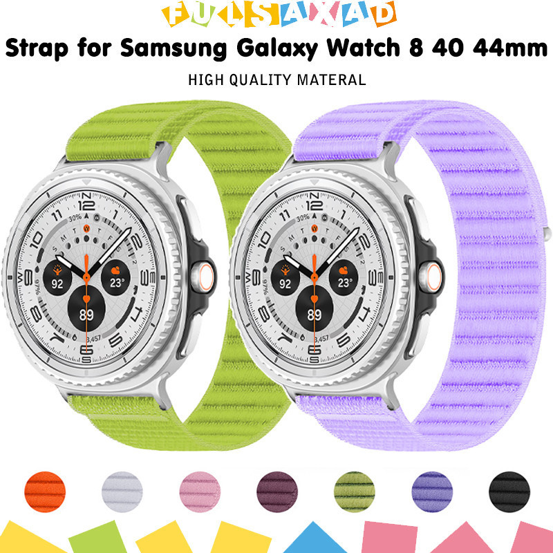 Pulseira De Strap Sport Nailon for Relógio Smartwatch Samsung Galaxy Watch 9 8 40mm 44mm Watch Classic 46mm Acessórios
