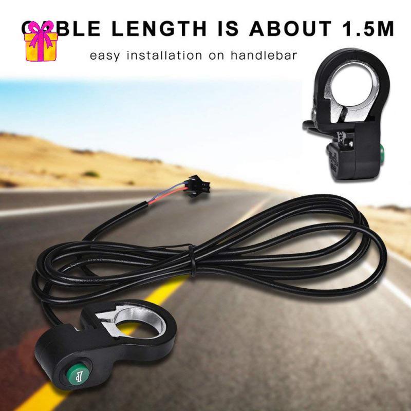 [INTH] Botão Interruptor De Sinal De Buzina De Plástico Para Motocicleta , Scooter , Bicicleta Universal De 22.5 Mm Elét