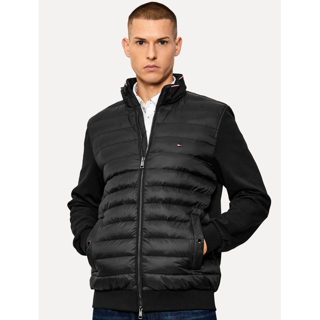 Jaqueta Tommy Hilfiger Masculina Puffer Mix Media Essential Preta
