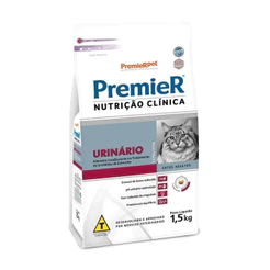 Ração Premier Nutrição Clínica Gatos Urinário Estruvita 1,5Kg