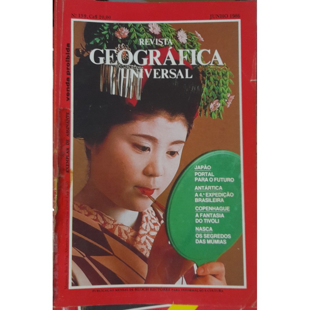 Revista Geográfica Universal nº 139 Junho 1986 de Bloch 8000762