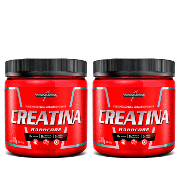CREATINA 100% PURA ORIGINAL 300G - INTEGRAL MÉDICA