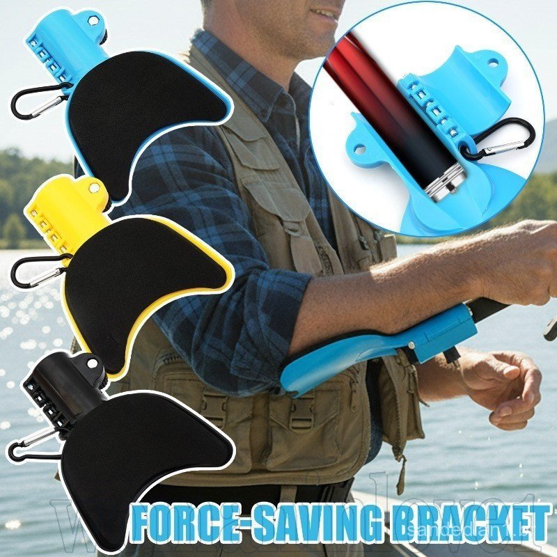Suporte Para Vara De Pesca-Economia De Trabalho Giratória Serviço Pesado Universal Braço Almofada Descanso De Cotovelo-E