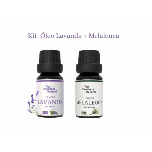 Kit 1 Unidade óleo Lavanda 30ml + Cravo 30ml Essência Natural