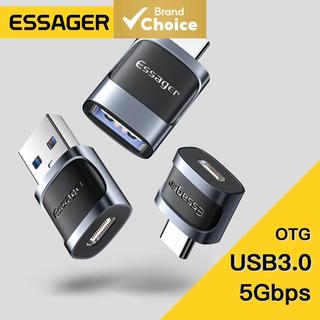 Essager Conversor USB para Tipo C Mirco OTG ABS Computador para Android Premiumotg