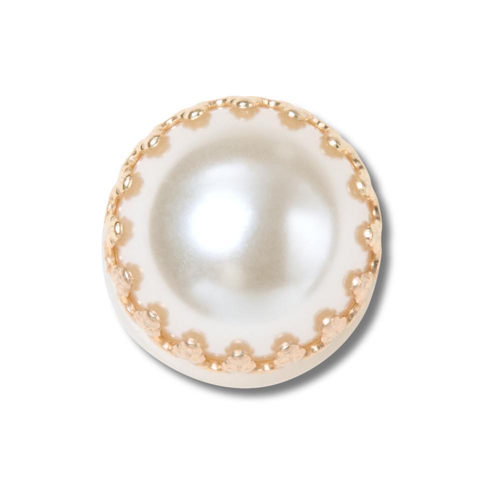 Jibbitz™ Pérola Com Detalhes Dourados
 UNICO em Oferta na Shopee