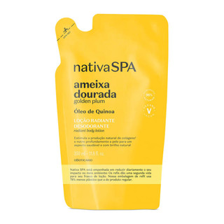 Boticário Nativa Spa Ameixa Dourada Refil Loção Radiante 350